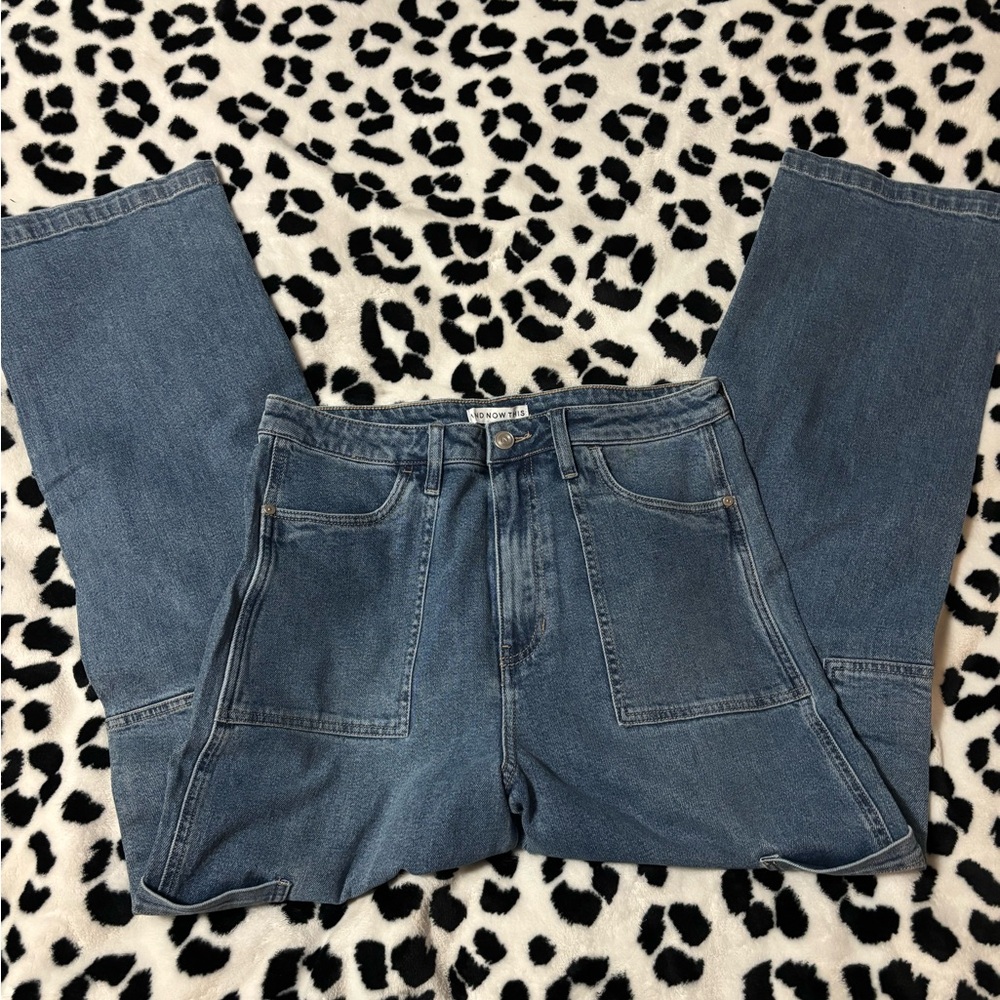 Vintage High-Waisted Blue Jeans